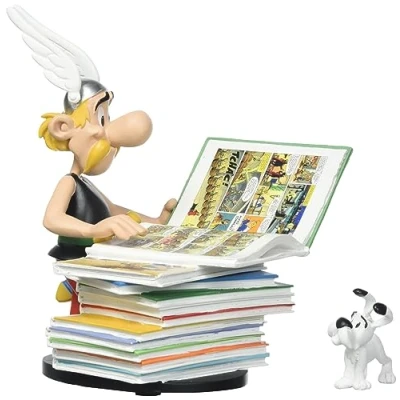Bild av Plastoy SAS 128 Asterix sitter på bokstapel x omladdning