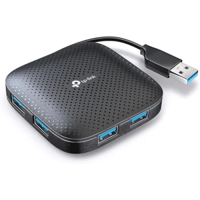 Bild av TP Link 4 Port USB 3.0 Data Hub, Windows Mac OS och Linux, Ultrakompakt design, Inga drivrutiner krävs, Upp till fyra enheter samtidigt (UH400)