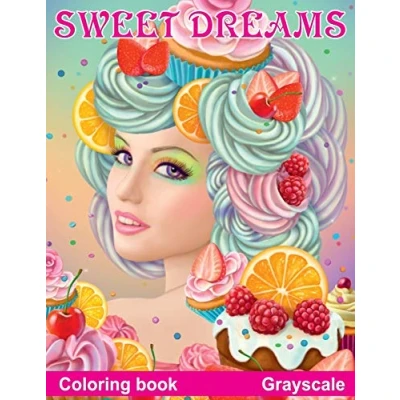 Bild av Sweet dreams. Coloring Book. Grayscale: Book for Adults