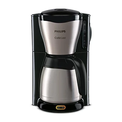 Bild av Philips Kaffebryggare 1.2L Termoskanna, Upp till 15 Koppar, Rostfritt Stål, Silver/Svart (HD7546/20)