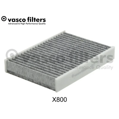 Bild av DAVID VASCO X800 Kupéfilter aktivtkolfilter 146mm 196mm 30mm TOYOTA: Aygo, PEUGEOT: 108 Hatchback, CITROËN: C1 II