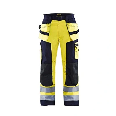 Bild av HANTVERKSBYXA 1579 1514 MULTINORM VGUL/MARINBLÅ D92 Beijerbygg Byggmaterial