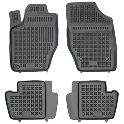 Bild av REZAW PLAST 201218 Ensemble de tapis sol Caoutchouc avant et arrière 4 noir Sur mesure PEUGEOT: 307 3/5 portes, Break, CITROËN: C4 II 5 portes