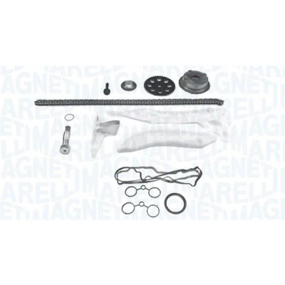 Bild av MAGNETI MARELLI 341500000152 Jeu de distribution à chaînes avec joints vis/boulons Chaîne fermée, Simplex PEUGEOT: 207 3/5 portes