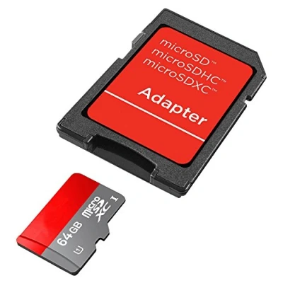 Bild av 64 GB Micro SD SDXC minneskort + adapter för Samsung Galaxy A3 A5 A7 A8 Core Prime Grand 3 J1 Duos LTE J5 J7 Note 4 S4 Mini Value Edition S5 neo W2015