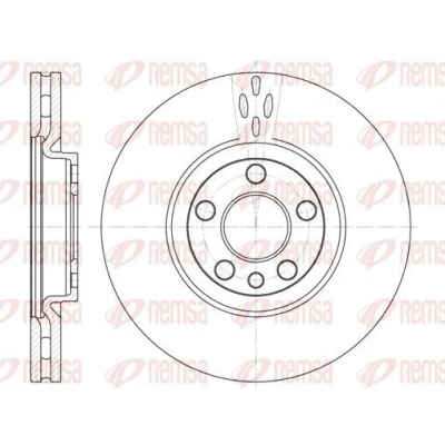 Bild av REMSA 6658.10 Disque de frein Essieu avant 285, 285 28 5 ventilé CITROËN: C8, Jumpy I Van, MPV, PEUGEOT: 807, Expert