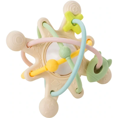 Bild av Nattou Soft Silicone Bitleksak Galaxy Pastell