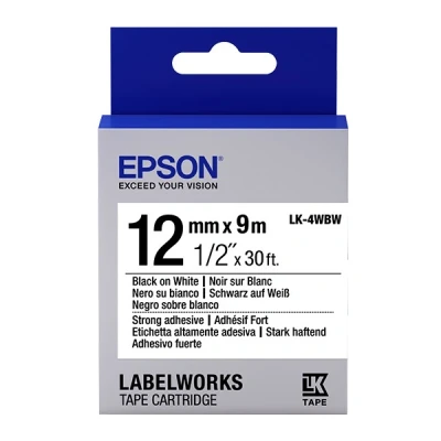 Bild av Epson LabelWorks LK 4WBW starkt självhäftand