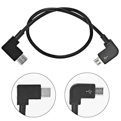 Bild av Micro USB kabel, RC kabel ersättningstillbehör Kompatibel med MAVIC MINI Drone (Micro till typ C)