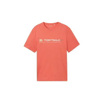 Bild av TOM Tailor MIT LOGO Tshirt med print, Storlek: Large, Flamingo flower