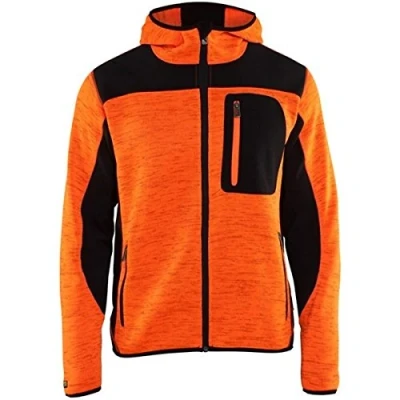Bild av JACKA 4930 2117 STICKAD VARSELORANGE/SVART M Beijerbygg Byggmaterial
