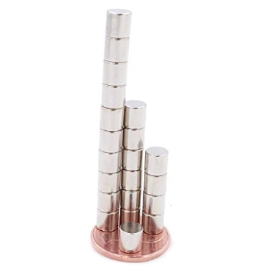Bild av Brudazon 40 minidolmagneter 6 x mm N52 starkaste nivå neodymmagneter superstark kraftmagnet för modelltillverkning, foto, whiteboard, kylskåp, hantverk liten, rund och extra stark