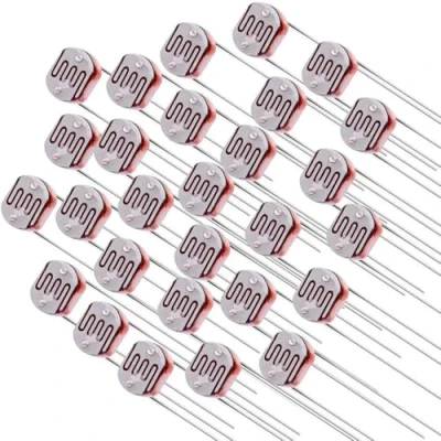 Bild av DollaTek 100 st 5516 Photoresistor LDR CDS 5 mm ljusberoende motståndssensor