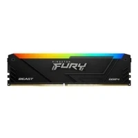 Bild av Kingston FURY Beast RGB 16 GB 3200MT/s DDR4 CL16 DIMM (Kit med 2) datorminne KF432C16BB2AK2/16