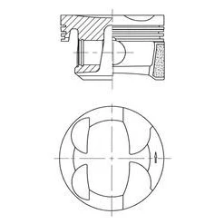 Bild av Kolv KOLBENSCHMIDT 41705600