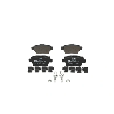 Bild av ATE 13.0460 3848.2 Jeu de plaquettes frein non préparé pour indicateur d&#039;usure, contact signal d&#039;usure exclu avec accessoires