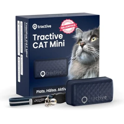 Bild av Tractive Mini katt GPS #1 på marknaden Platsspårning i realtid Platshistorik Aktivitetsöversikt Katthalsband inkluderas