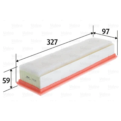 Bild av Luftfilter Valeo 585440