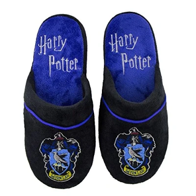 Bild av Cinereplicas Harry Potter tofflor Cuff Clog Pillow Walk känsla premium och hållbar kvalitet vuxenstorlek, flerfärgad Ravenclaw Small/Medium