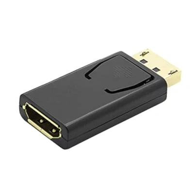 Bild av PremiumCord Displayport till HDMI, reduktion, upplösning Full HD 1080p, 1.1a, HDMI 1.3, guldpläterade anslutningar, svart färg
