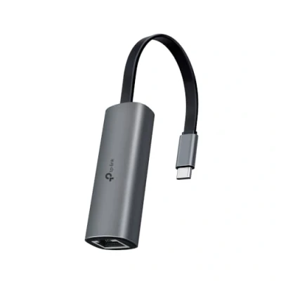 Bild av TP Link USB C 2,5 G LAN adapter Ethernet RJ45 2500 Mbps nätverksadapter kompatibel med Windows, MAC OS, iPadOS, Chrome Linux OS och iOS, vikbar, UE302C