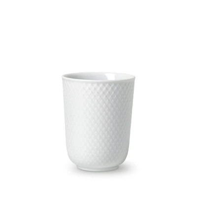 Bild av Lyngby Porcelain Rhombe Mug 33 cl Mugg White H: 10,5 Ø: 8,5 cm