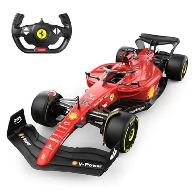 Bild av Ferrari F1 75 RC bil (1:12 skala) 2022 Formel 1 fjärrstyrd Förare Charles LeClerc + Carlos Sainz Kör för att överleva