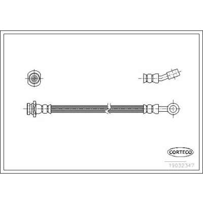 Bild av Bromsslang, Fram, Framaxel, På hjulsidan, suzuki samurai terrängbil täckt, sj413, 5154080151