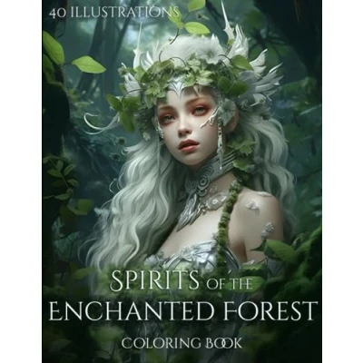 Bild av Spirits of the Enchanted Forest Coloring Book: Book with Fairies and Other Inhabitants Magical