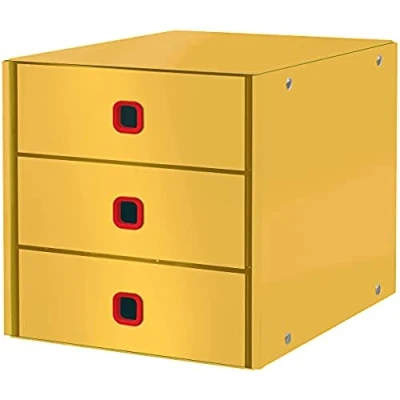 Bild av Leitz Click &amp; Store Cosy Lådbox (3 lådor) Gul
