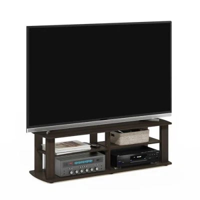 Bild av FURINNO TV Entertainment Center, 11191DBR, mörkbrun, en storlek, 109,98 (B) x 34,04 (H) 33,27 (D) cm