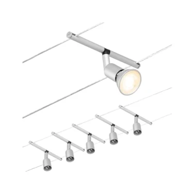Bild av Paulmann Wire Salt vajersystem, 5 lampor m krom