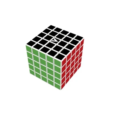 Bild av V CUBE 5 x White Flat, Professional, Fast, and Smooth, Speed Cube, Puzzle, Fidget Toy