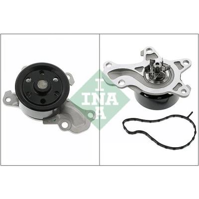 Bild av INA 538 0887 10 Pompe à eau pour système dentrainement courroie trapézoïdale nervures TOYOTA: Yaris III 3/5 portes, Aygo, CITROËN: C1 II