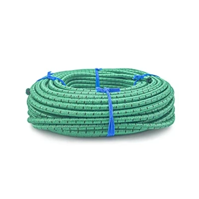 Bild av MAGMA Elastiskt rep Gummirep Med 6 mm Diameter för Fiske, Segling, Båtliv, Camping och Tarpaulinpresenning Inomhus, Utomhus, kök, verkstad trädgård (10, Grönt)