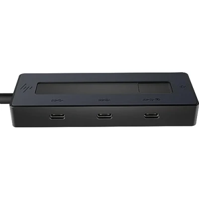 Bild av HP PC 4K USB C Multiport Hub, All in One kabel, effekt upp till 65 W, 4 portar med hastigheter 10 Gbps, kompatibel Windows 10, 11, WoA, ChromeOS, Android, MacOS, iPadOS,