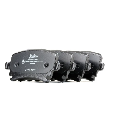 Bild av VALEO 301752 Jeu de plaquettes frein FIRST Essieu arrière contact signal d&#039;usure exclu avec tôle anti bruit AUDI: A6 C6 Berline, Allroad