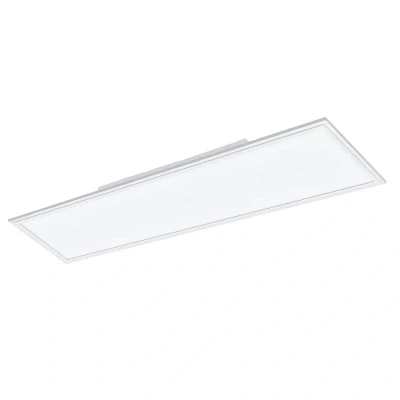 Bild av EGLO connect.z Smart Home LED panel Salobrena Z, L x B 120 30 cm, ZigBee, app och röststyrning, ljusfärg justerbar, dimbar, taklampa i vit aluminium
