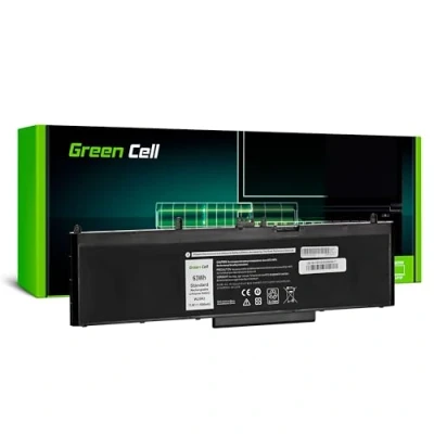 Bild av Green Cell 04F5YV 4F5YV WJ5R2 batteri för Dell Latitude E5570 Precision 3510 bärbar dator (5 500 mAh 11,4 V svart)
