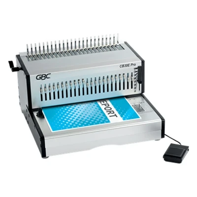 Bild av GBC CB30E Pro Heavy Duty elektrisk Comb indbindingsmaskine, kapacitet 500 A4 ark Sølv