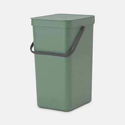 Bild av Brabantia Sort &amp; Go Recycling Mülleimer, Hink, Fir Green, 16 Liter