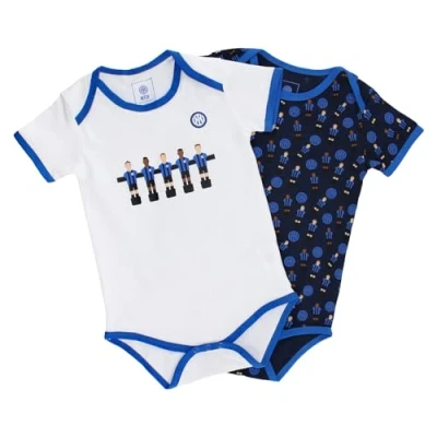 Bild av Inter Bodya set med 2 korta ärmar, nyfödd 024 månader, unisex, 100% bomull