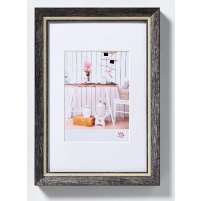 Bild av walther design tavelram svart 20 x 30 cm med passepartout, chalet ram EL030B