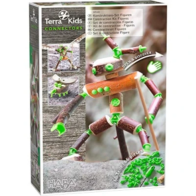 Bild av HABA Terra Connectors Konstruktionsset Figuren Träleksak för barn, Storlek: One Size, Multicoloured