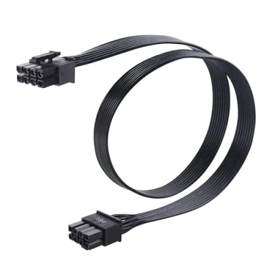 Bild av Cable Matters 8 stifts GPU strömkabel 2 fot, EPS / ATX hane till 6+2 PCIe hankabel, för grafikkort kabel fot