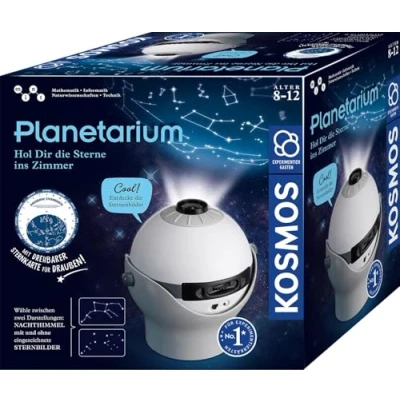 Bild av KOSMOS 671549 Planetarium projektor med 2 utbytbara stjärnkort, spännande information om stjärnor, galaxer, planeter, astronomi för barn från 8 år