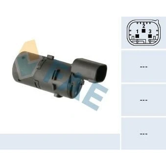 Bild av FAE 66043 Capteurs De Recul avant VOLVO: V70 2, XC70 I Cross Country, S60 I, LAND ROVER: Range Rover Sport, Discovery 3, JAGUAR: X Type Berline
