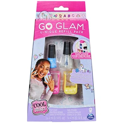 Bild av Cool Maker Go Glam Unique påfyllningsset för användning med nagelsalong, nagellack och motivpatroner finger fotnaglar stil, från 8 år