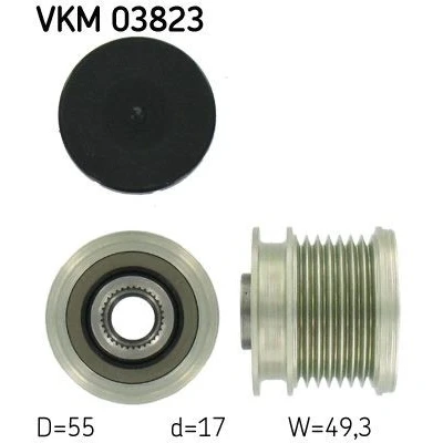 Bild av Frihjulskoppling, generator Skf VKM 03823