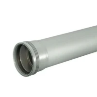 Bild av Wavin Wafix pp pipe with sleeve 32 x 500 mm grey